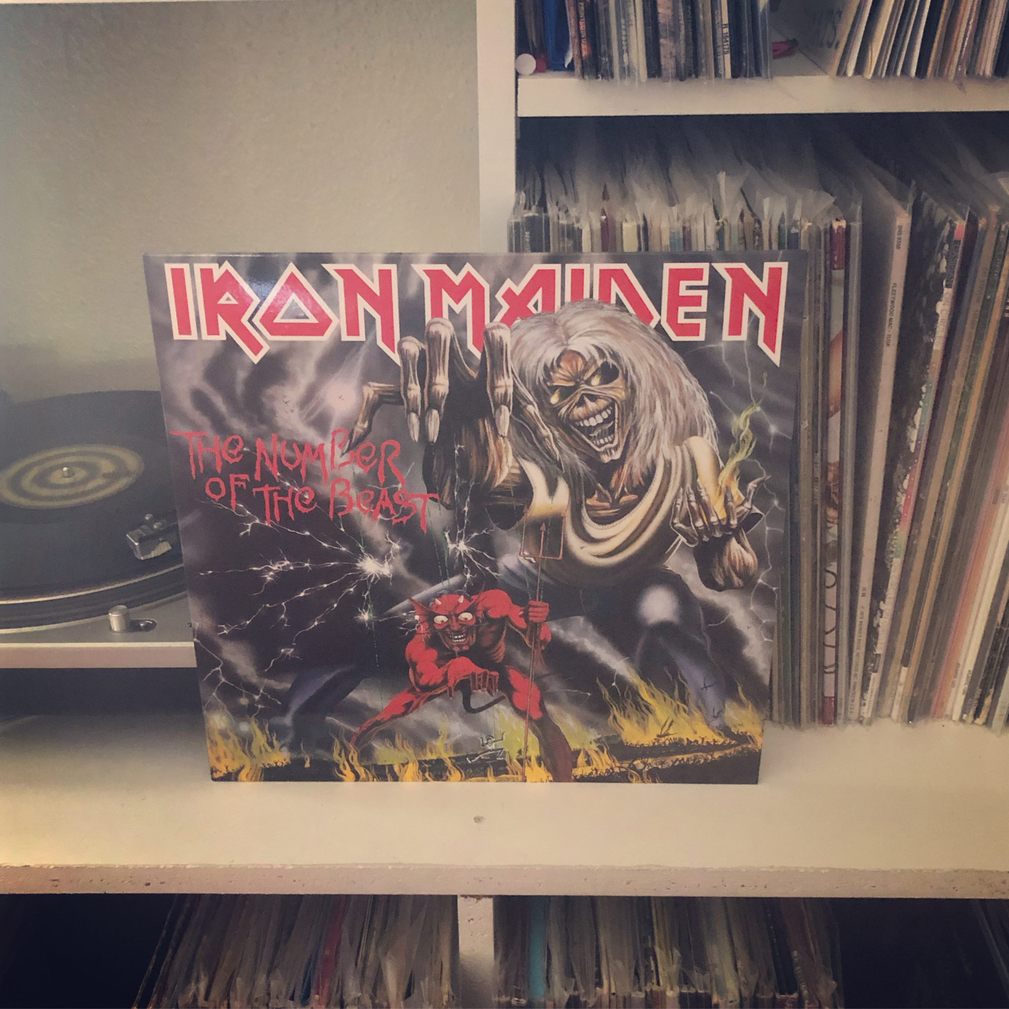 Record 666 Iron Maiden The Number Of The Beast 1982 A Year Of Vinyl